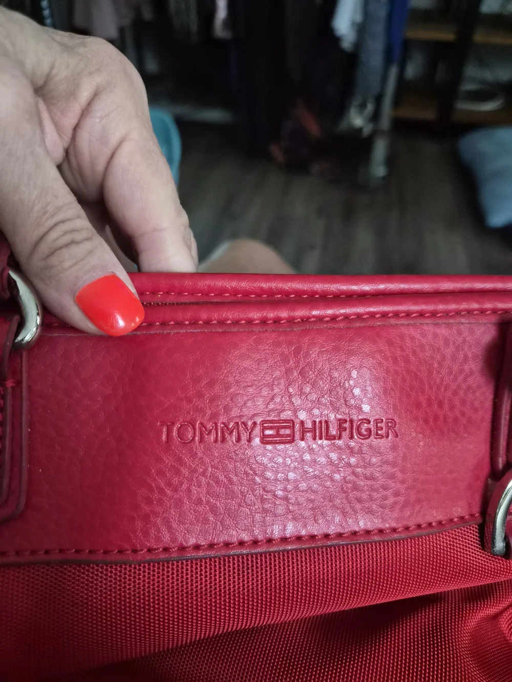 Tommy Hilfiger bold red